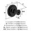 Faircrest 1-1/4 inch (32mm) Diameter Cabinet Knob-111952589
