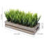 Jerrold 14 cm Artificial Grass in Planter