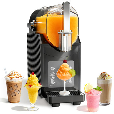 Machine à barbe à papa Erivess 88 oz pour la maison, machine à glaçons auto-nettoyante sans machine à glaçons, machine à glaçons et à smoothie pour margaritas, frappés et cocktails congelés