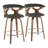 Lakyia Swivel Upholstered Counter Stool-997845693