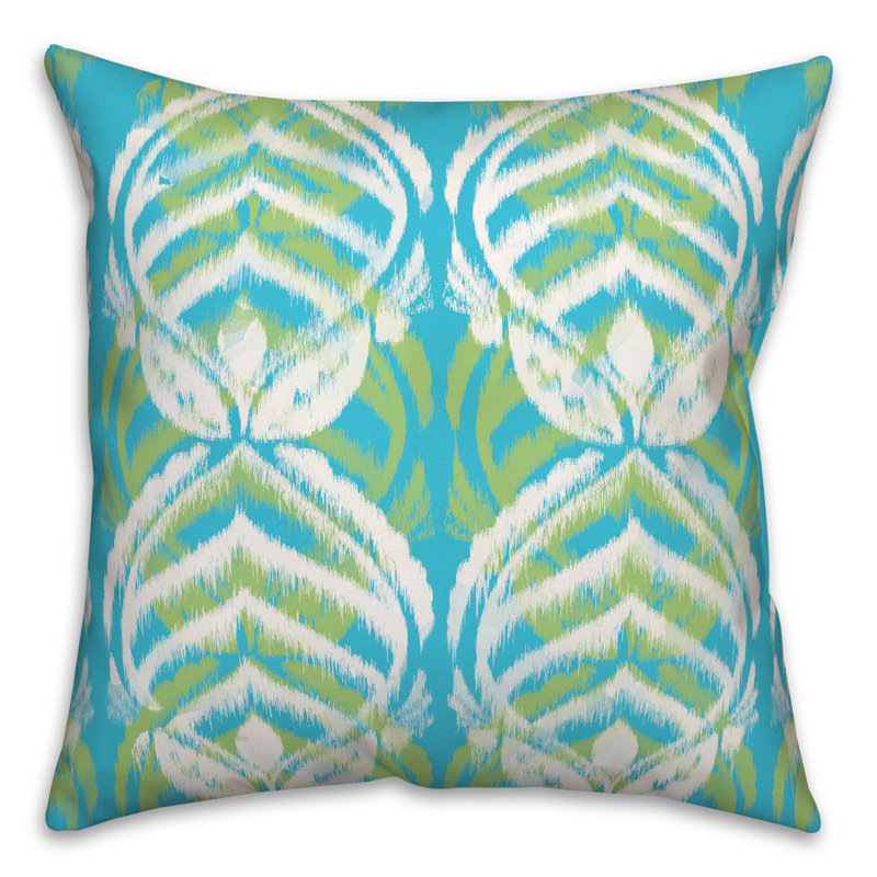 Outdoor Square Pillow Cover & Insert, Teal