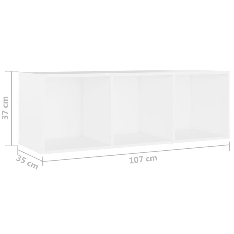 Gilan 107 cm H x 107 cm W Cube Bookcase, White
