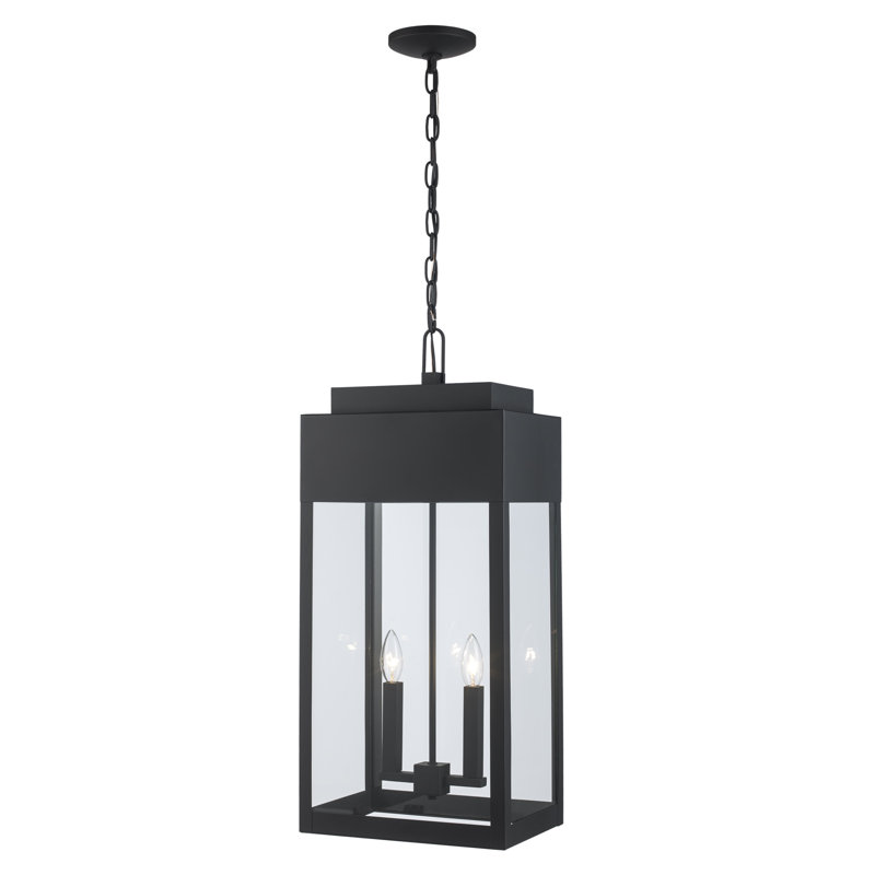 Archelle 2 - Light Outdoor Hanging Lantern, 61.7" H x 10" W x 7" D