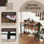 Extendable Dining Table with Iron Base