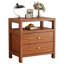 Table de chevet 24 tiroirs 24 po avec rangement ouvert