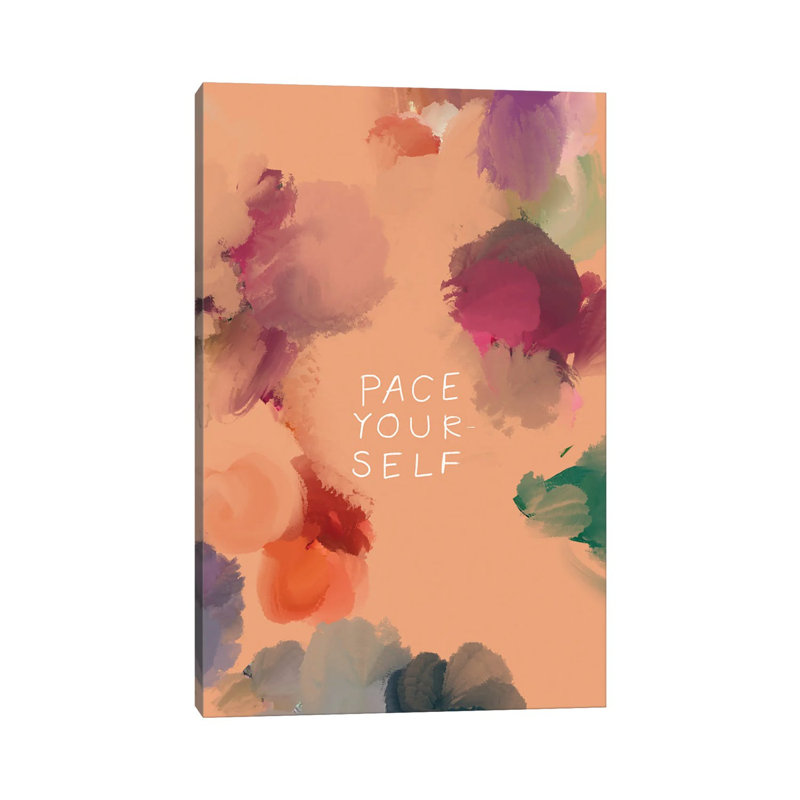 Pace Yourself 1 Piece Wrapped Canvas Painting, 20.32 cm H x 30.48 cm W