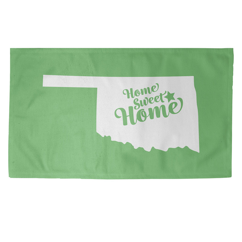 Tapis de maison vert tulsa, Rectangle 5 pi x 7 pi