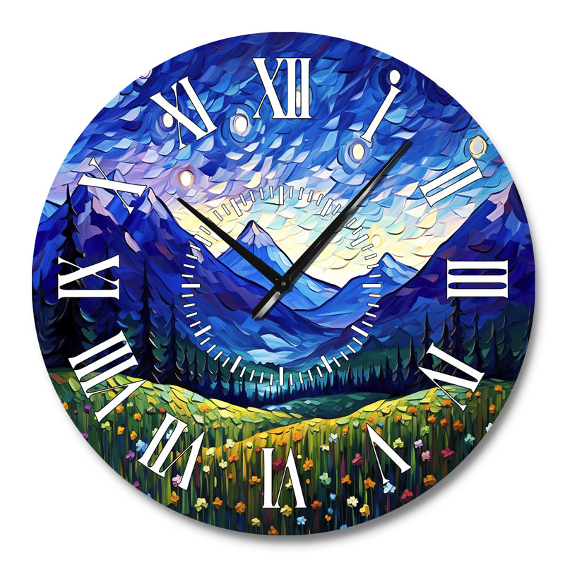 Horloge murale Vangogh, Grand