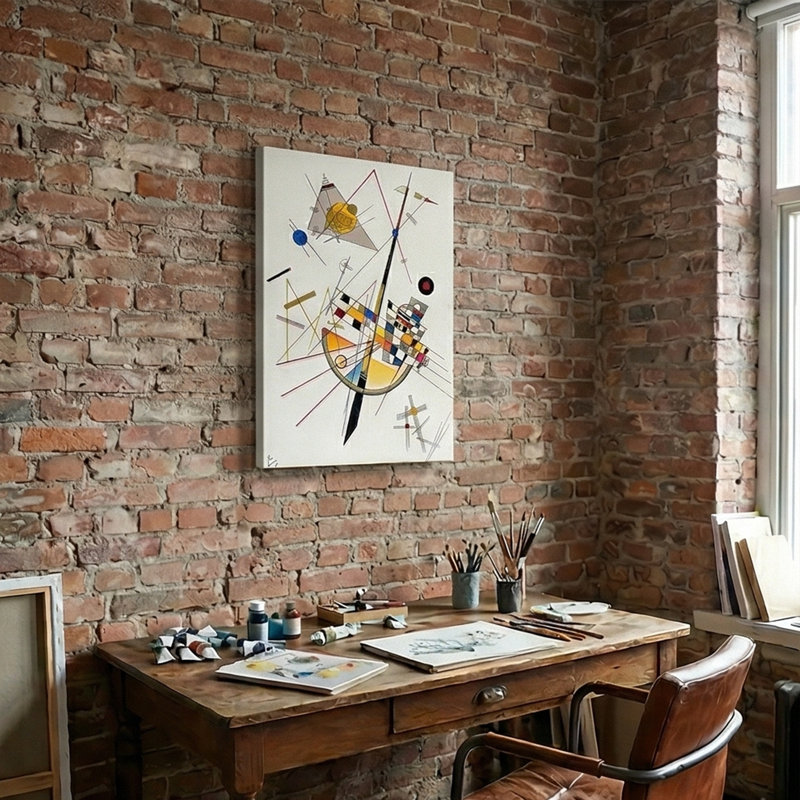 Geometric Symphony Abstract Canvas Wall Art