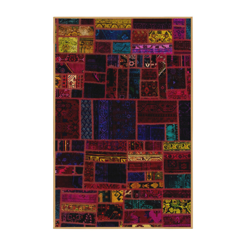 Abstract Indoor Rug, Rectangle 8' x 12'