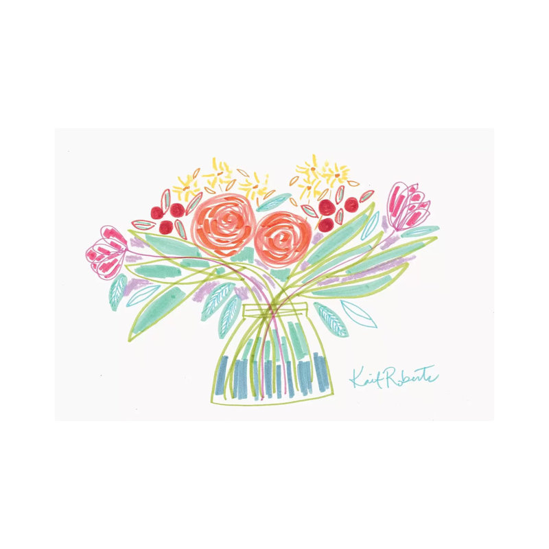 February B by Kait Roberts - Wrapped Canvas Gallery-Wrapped Canvas Giclée, 45.72 cm H x 66.04cm W