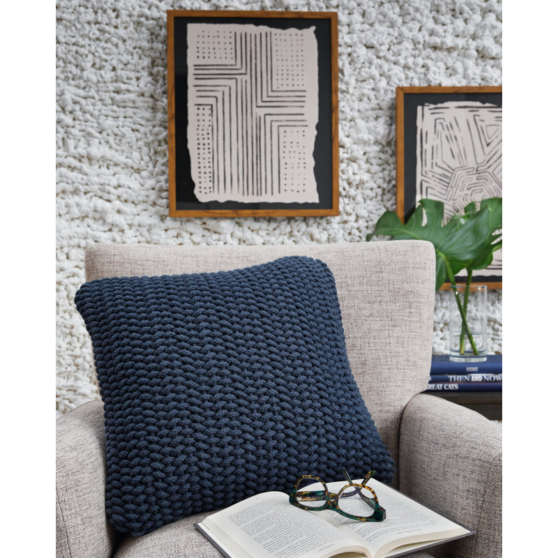 Housse et insert de coussin carré 100% coton Dhiraj