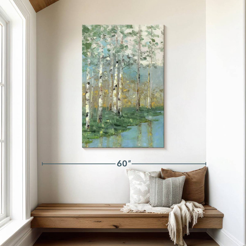 Harnek Birch Reflections I, 45" H x 30" W