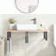 Daizhaun 100cm Solid Wood Bathroom Vanity Top-754054234