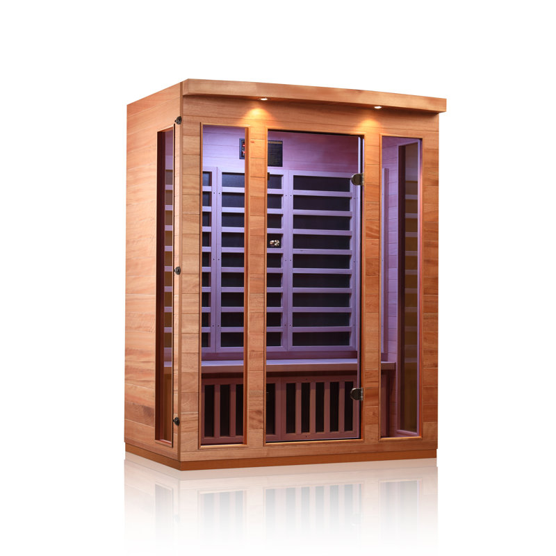 Sauna infrarouge FAR de 7 chauffeurs à faible intensité électromagnétique Bluetooth pour 6 personnes Hongyuan