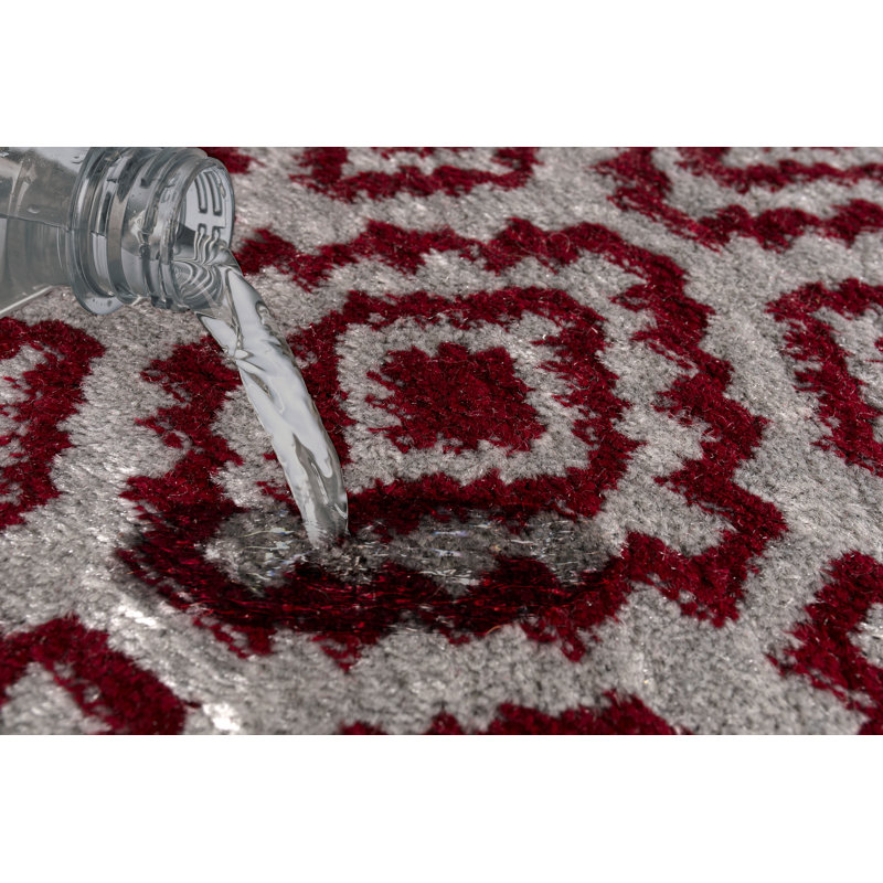 Malessa Non-Slip Bath Rug, 59" L x 24" W / 35" L x 24" W
