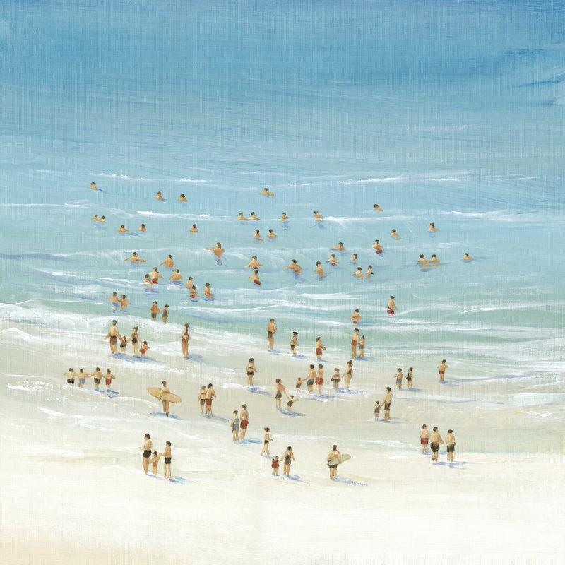 Ocean Swim II, H 12 po x l 12 po x P 1,25 po