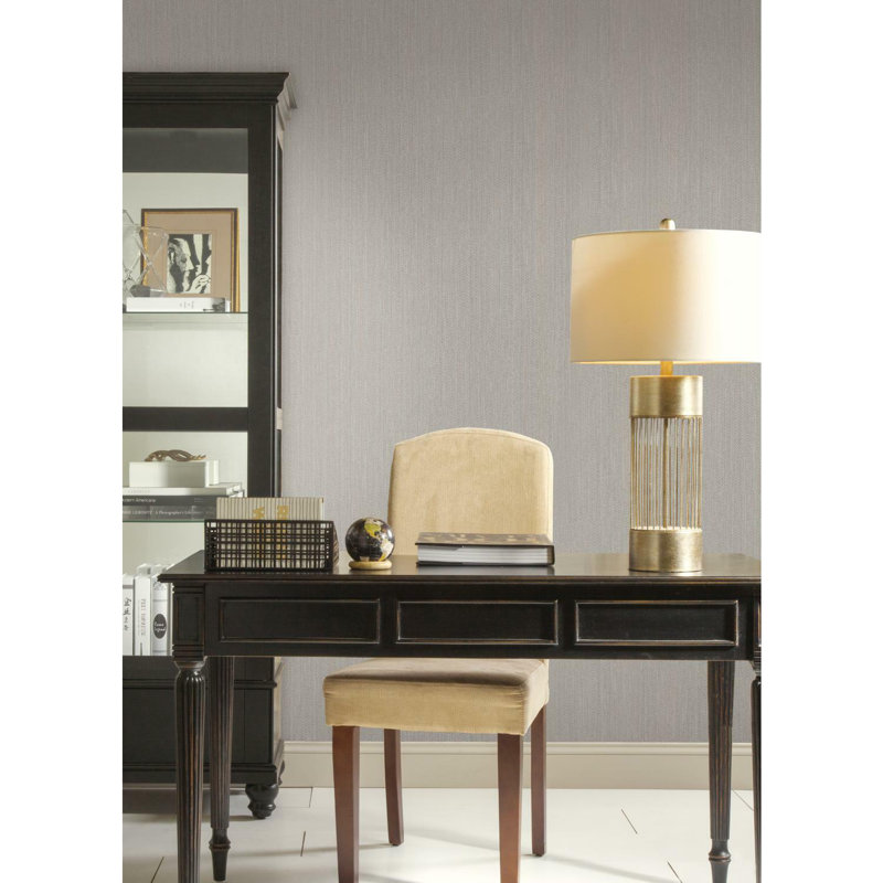 Rouleau de papier peint L 33 pi x l 27,5 po, gris