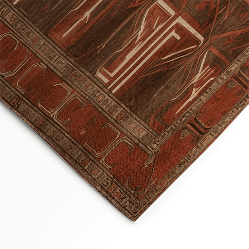 Tapis intérieur et extérieur ArtDeco, Rectangle 9 pi x 12 pi