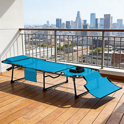Chaise longue pliante