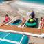 Plateforme de ponton gonflable en forme de E pour ponton de jet ski