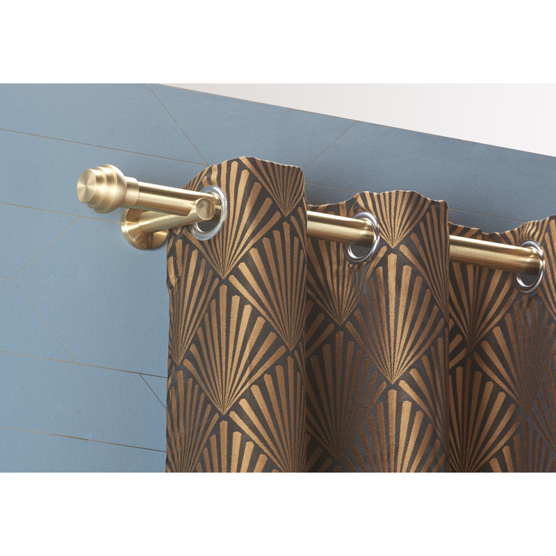 Forster Curtain Pole Set, 132cm H x 5cm W x 5cm D