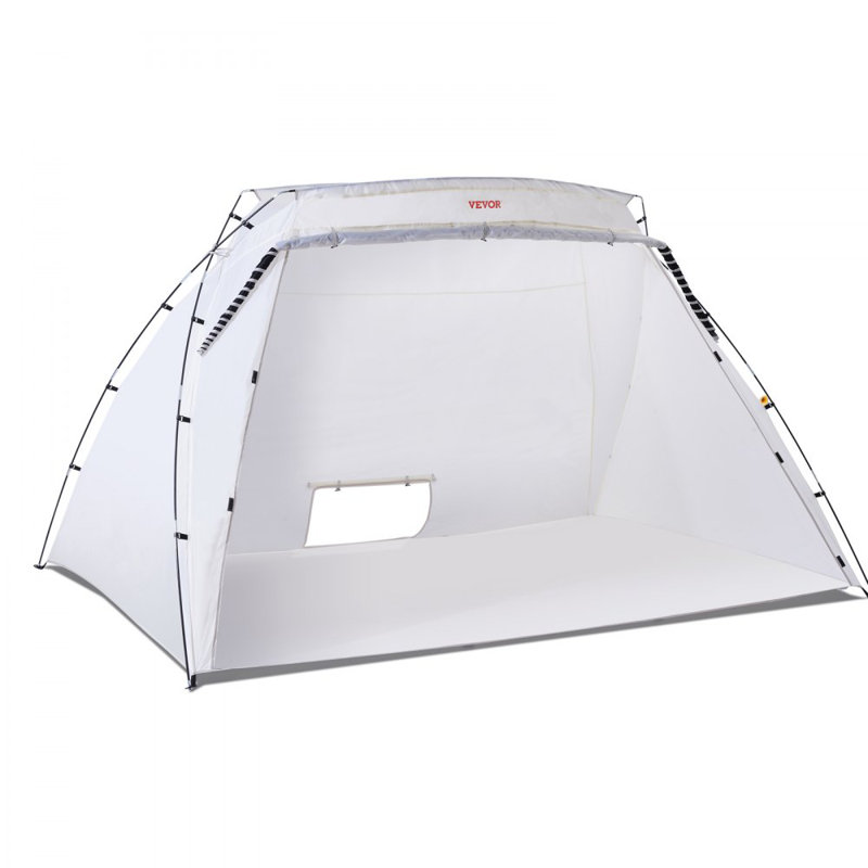 Portable Paint Booth, Larger Spray Paint Tent with Built-in Floor & Mesh Screen, Painting Tent Station for Furniture DIY Hobby Tool, Spray Paint Shelter