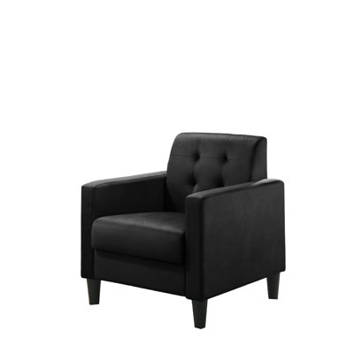 Audreyana 27.5" W Tufted Velvet Club Chair by Hokku Designs