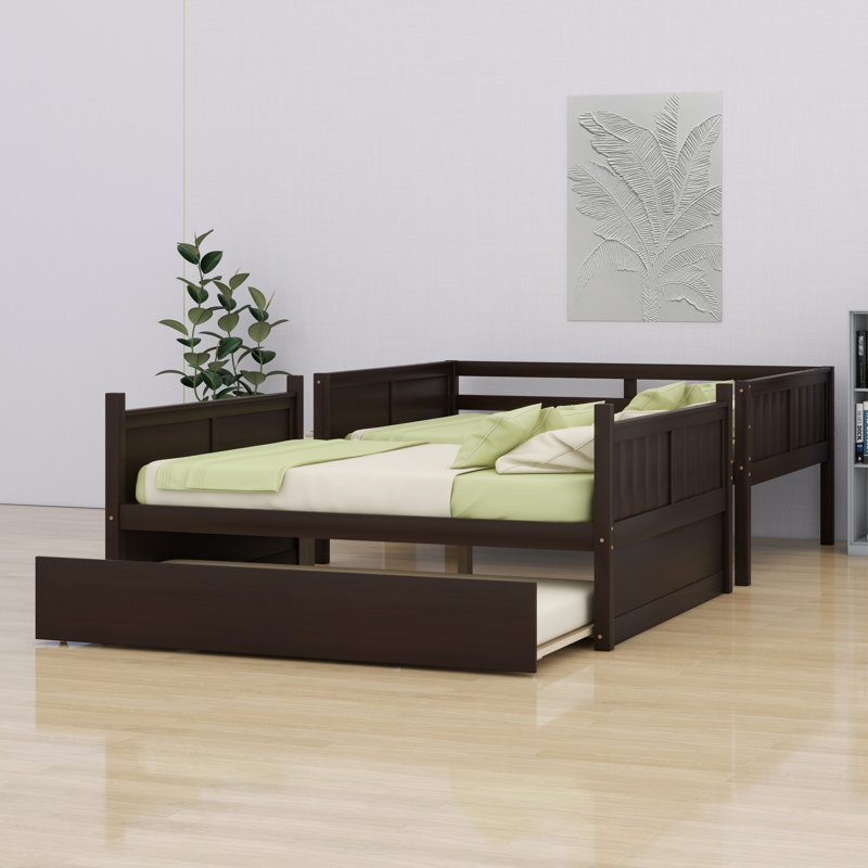 Bunk Bed With Trundle, Espresso