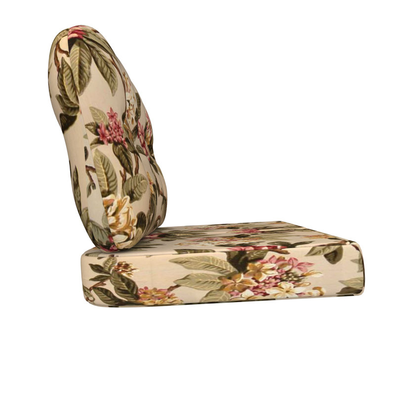 Coussin de causeuse de patio intérieur / extérieur, Brun; vert; rouge; jaune