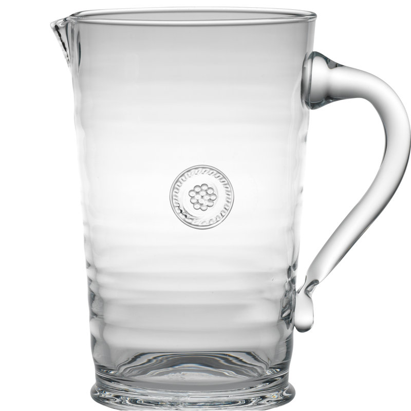 Juliska Berry & Thread Clear Glass Pitcher