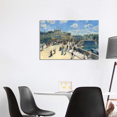 Pont Neuf, Paris by Pierre-Auguste Renoir - 1 Piece Wrapped Canvas Painting