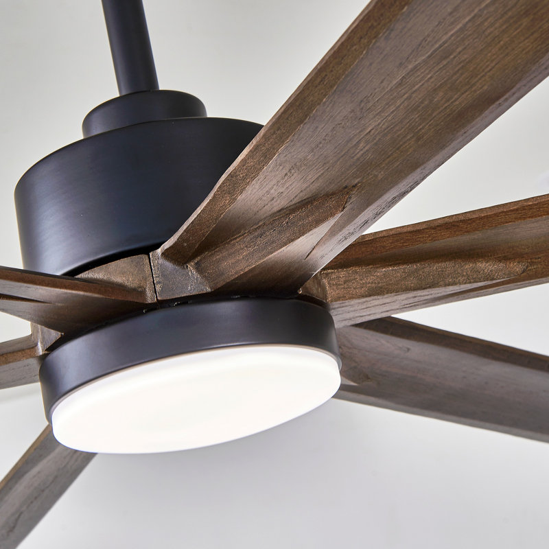 Ceiling Fan With Lights Quiet DC Motor  Ceiling Fans 6 Speed Levels,Reversible Ceiling Fan, For Patio Living Room, Bedroom