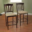 Benazir Upholstered Counter Stool with Solid Wood Frame-286595710