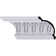 Échantillon - Moulure couronnée Endurathane Raymond, H 7 3/8 po x P 9 1/8 po x F 11 3/4 po x L 12 po, apprêtée en usine