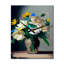 Nature morte aux fleurs blanches III - Horloge murale florale-1347839063