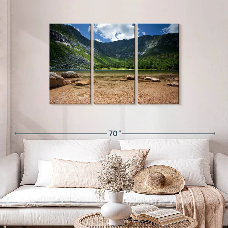 Tranquil Katahdin Mountain, 28" H x 45" W