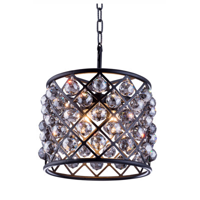 Swinney 4 - Light Dimmable Drum Chandelier