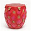 Tabouret surdimensionné 13,4 po en résine de fruit du dragon, table d'appoint polyvalente et support pour plante