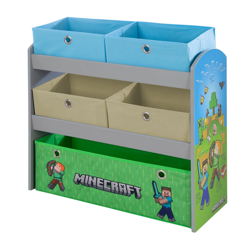 MINECRAFT 387.1cm H X 409.68cm W Toy Storage Kids Bookcase