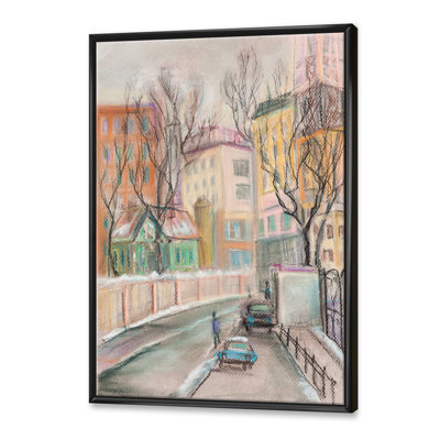 " Lanes In Moscow City " Painting Print