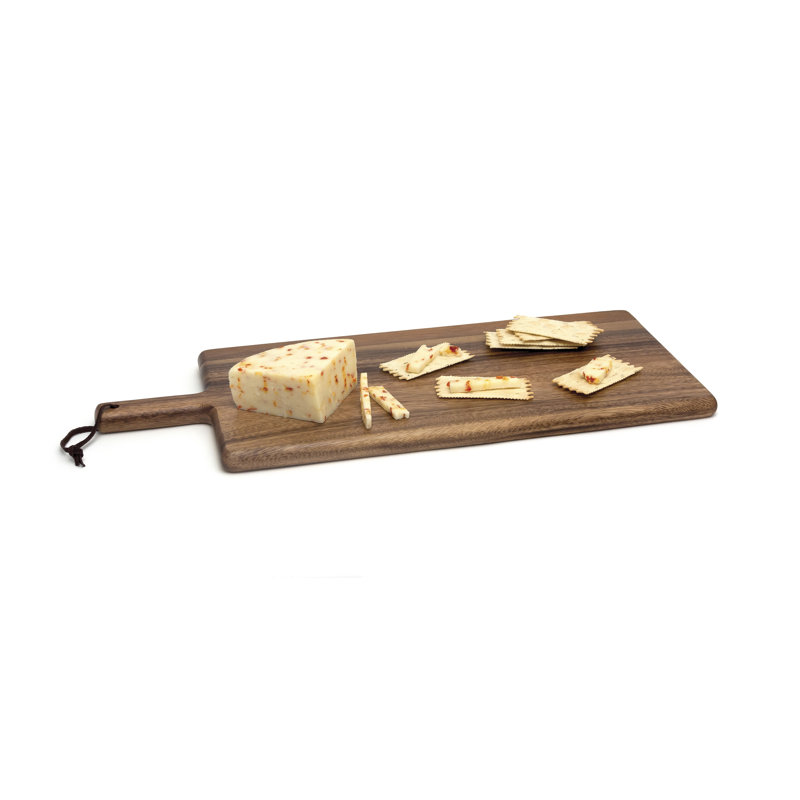 Palette en acacia avec attache en cuir