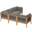 Canapé modulaire d'extérieur 5 pièces Clearwater-1209275659