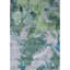 Tapis vert et argent noué à la main de haute qualité-63794432