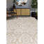 Hand-Knotted High-Quality Cream/Brown Area Rug