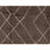 Wool Geometric Area Rug in Brown