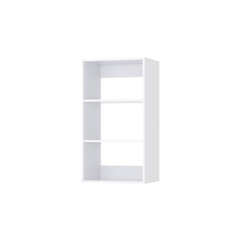 Short Tower Unit in White, 36" H x 19.5"  W x 14" D