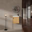 Meuble-lavabo mural 18,5 po avec lavabo en résine, porte simple à fermeture douce, panneau de fibres à densité moyenne, bois naturel (KD-Packing)-2043504889