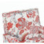 Chaise d'appoint, fauteuil floral, garniture cloutée-131276215