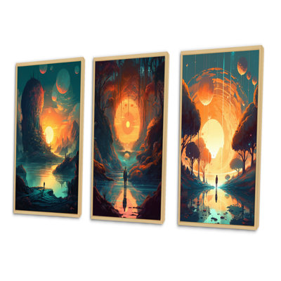" Futuristic Dreams " 3 - Pieces